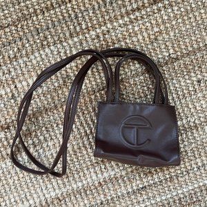 Telfar Brown Crossbody Bag